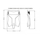 Touring Screen With Extender Light Smoke For KTM 250 Adventure (21)