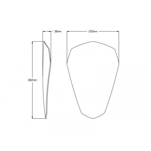 Sport Screen Black For Yamaha Tracer 7 (21-23)