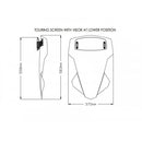 Touring Screen With Extender Light Smoke For Yamaha Tracer 7 (21-23)