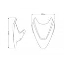 New Generation Sport Screen Clear For Ducati Streetfighter V2 (22-23)