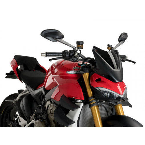 New Generation Sport Screen Black For Ducati Streetfighter V2 (22-23)