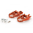 Off Road Footpegs Orange For Suzuki RMZ-250 (10-20),Suzuki RMZ-450 (10-20)