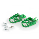 Off Road Footpegs Green For Suzuki RMZ-250 (10-20),Suzuki RMZ-450 (10-20)