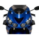 Sport Downforce Spoilers Green For Kawasaki ZZR 1400 (06-12)