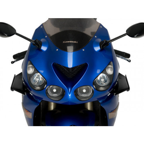 Sport Downforce Spoilers Red For Kawasaki ZZR 1400 (06-12)