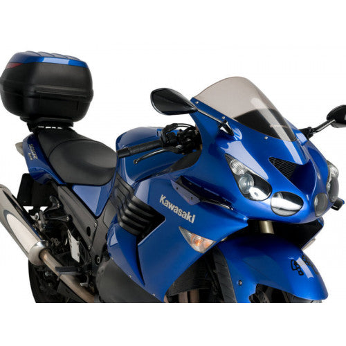 Sport Downforce Spoilers Blue For Kawasaki ZZR 1400 (06-12)