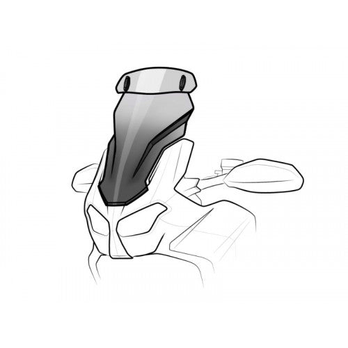 Touring Screen With Extender Light Smoke For KTM 1290 Super Adventure R (21-23)