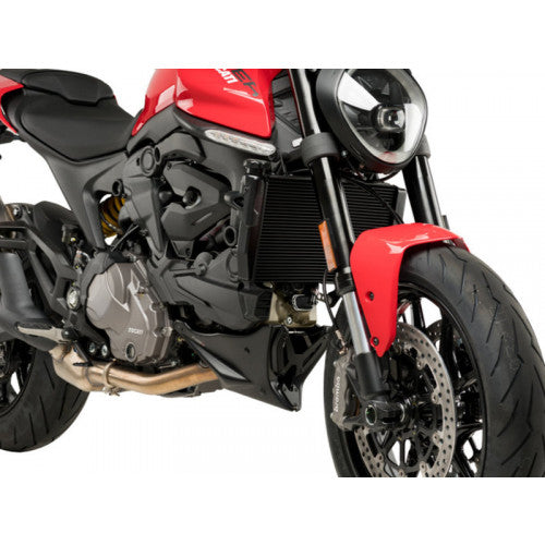 Engine Spoiler Matt Black For Ducati Monster 937 (21-23)