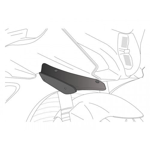 Sport Downforce Spoilers Green For Aprilia RSV4 RF (17-18)