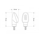 Zafiro Short Stem LED Indicators Clear
