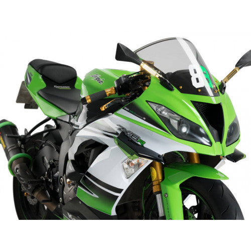 Sport Downforce Spoilers Blue For Kawasaki ZX-6R (13-16)