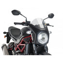 Retro Black Semi Fairing And Screen Dark Smoke - 195mm For Suzuki SV 650 (16-23)