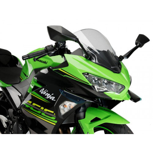 Sport Downforce Spoilers Blue For Kawasaki Ninja 400 (18-23)