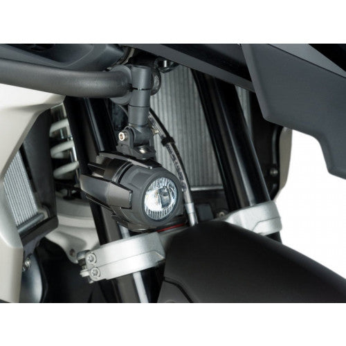 Beam Auxiliary Lights Black For Yamaha XV 950 Racer (16-17)