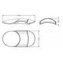 Aluminum Sheet Front Mudguard Black For Honda CMX300 Rebel (17-20)
