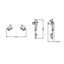 Manual Screen Height Adjuster Black For Yamaha Tenere 700 (19-23)