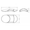 Aluminium Front Mudguard Black