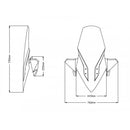V-Tech Line Touring Screen Light Smoke For Kymco Xciting S400 (19-23)
