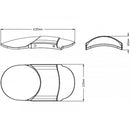 Aluminum Sheet Front Mudguard Black For Kawasaki Vulcan S (15-23)
