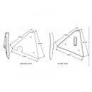 Side Panel Matt Black For Honda Africa Twin CRF1100L 20-23