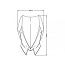 New Generation Touring Screen Black For Kawasaki Z900 (20-23)