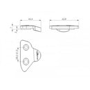 Mirror Screw Caps Black For Yamaha YZF R1 15-23