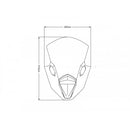 R-Racer Screen Black For Kawasaki Ninja 650 (20-23)