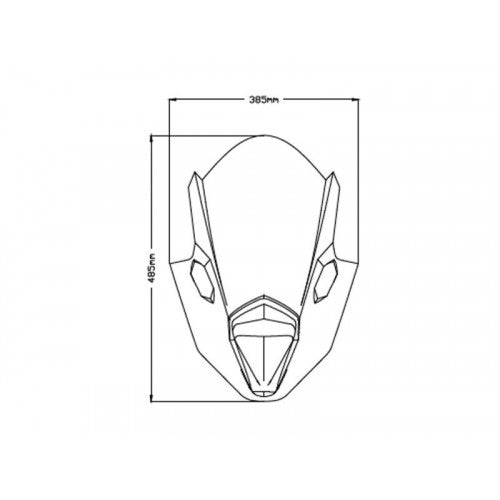 Z-Racing Screen Clear For Kawasaki Ninja 650 (20-23)