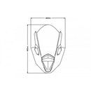 Z-Racing Screen Light Smoke For Kawasaki Ninja 650 (20-23)