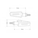 Lanza LED Indicators Black