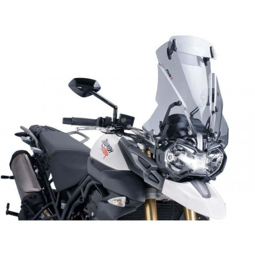 Touring Screen With Extender Light Smoke For Triumph Tiger 800 (11-14)