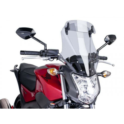 Touring Screen Plus With Extender Light Smoke For Honda NC700 S (12-13)