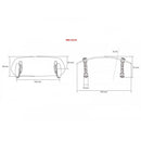 Adjustable Clip On Screen Extender Clear - 90 x 230mm