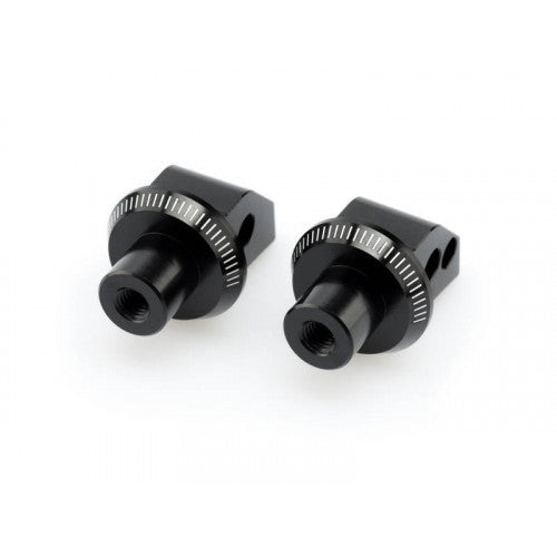 Pillion Footpeg Adaptors Black For Honda CB1000 R Neo Sports Cafe 18-23