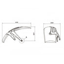 Hugger Matt Black For BMW R1200 GS (13-17)
