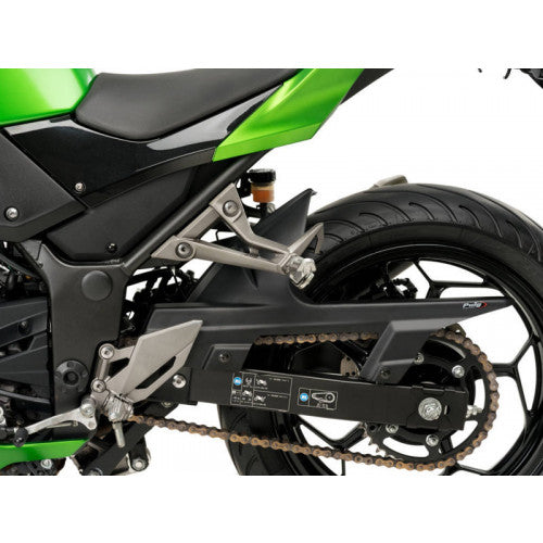 Hugger Matt Black For Kawasaki Ninja 300 (13-17),Kawasaki Z300 (15-17)