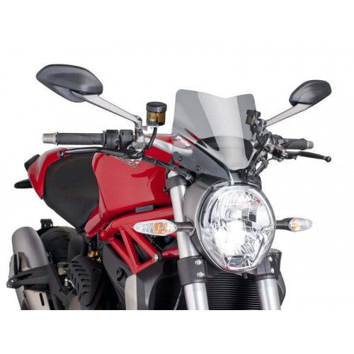 New Generation Sport Screen Black For Ducati Monster 1200 (14-21)