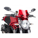 New Generation Sport Screen Red For Ducati Monster 1200 (14-21)