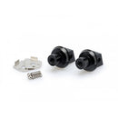 Pillion Footpeg Adaptors Black For Suzuki V-Strom 1000 14-19