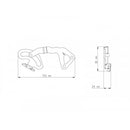 Reinforcement Support For Screens Black