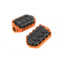 Enduro Footpegs Orange