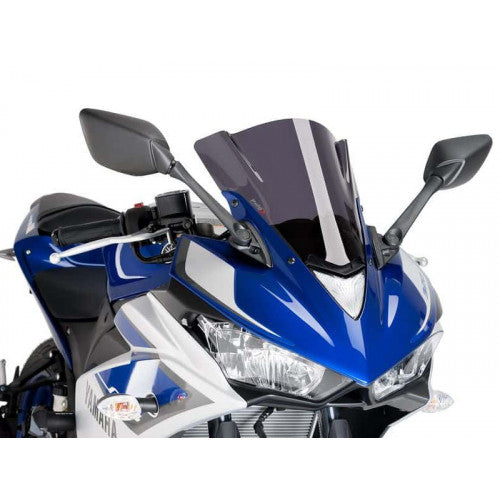 Z-Racing Screen Dark Smoke For Yamaha YZF R3 (15-18)