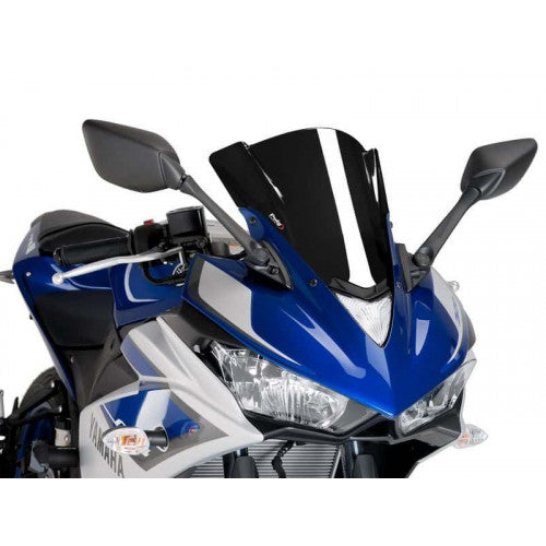 Z-Racing Screen Black For Yamaha YZF R3 (15-18)