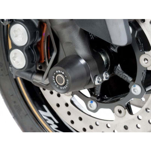 Front Fork Protector Black For Kawasaki Z750 R (11-12)