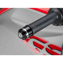 Short Bar End Weights With Coloured Rim Black For BMW G310 GS (17-22)