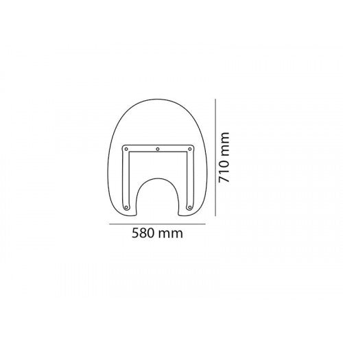 America III Screen Clear For Indian Scout (15-19)