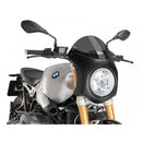 Retro Carbon Look Semi Fairing And Screen Dark Smoke - 195mm For BMW R Nine T (14-22)