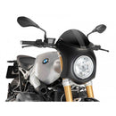 Retro Carbon Look Semi Fairing And Screen Black - 195mm For BMW R Nine T (14-22)