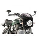 Retro Carbon Look Semi Fairing And Screen Dark Smoke - 180mm For Yamaha XSR 700 (16-20)