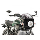 Retro Carbon Look Semi Fairing And Screen Light Smoke - 180mm For Yamaha XSR 700 (16-20)